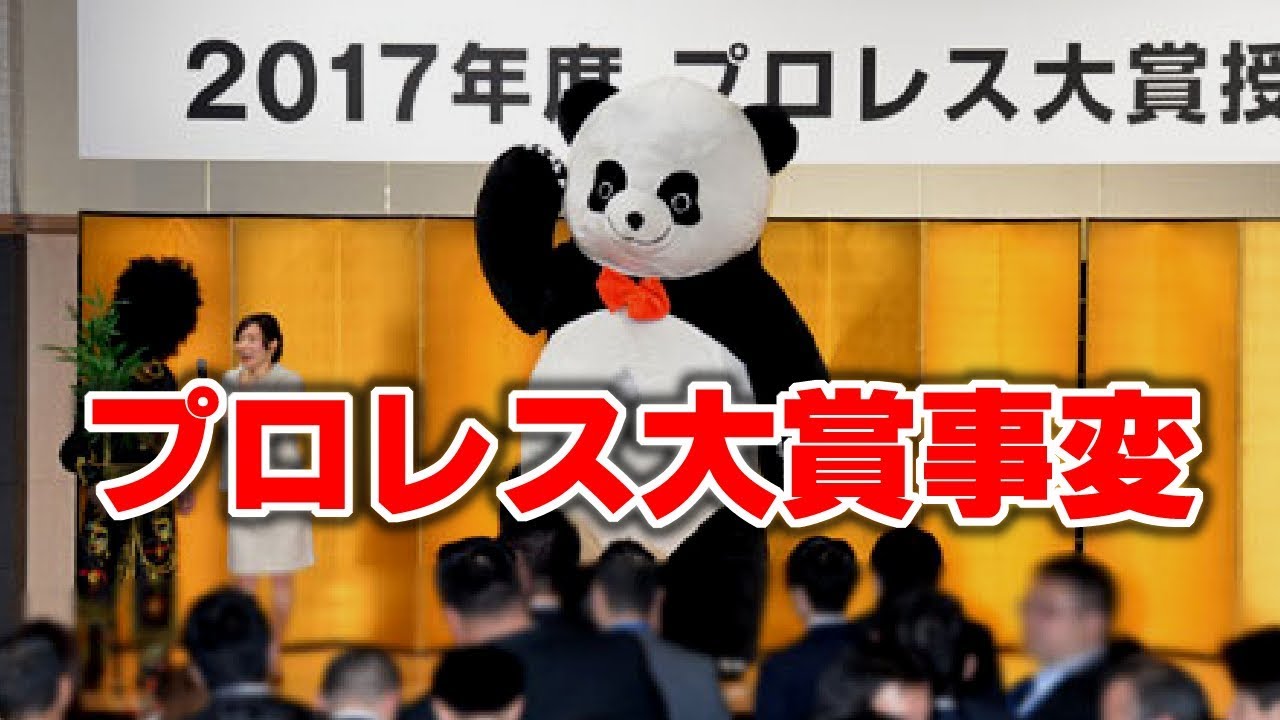 【プロレス大賞授賞式】“乱入”アンドレザ・ジャイアントパンダが大人気　３月にベビー誕生【プロレス大賞授賞式】“乱入”アンドレザ・ジャイアントパンダが大人気　３月にベビー誕生