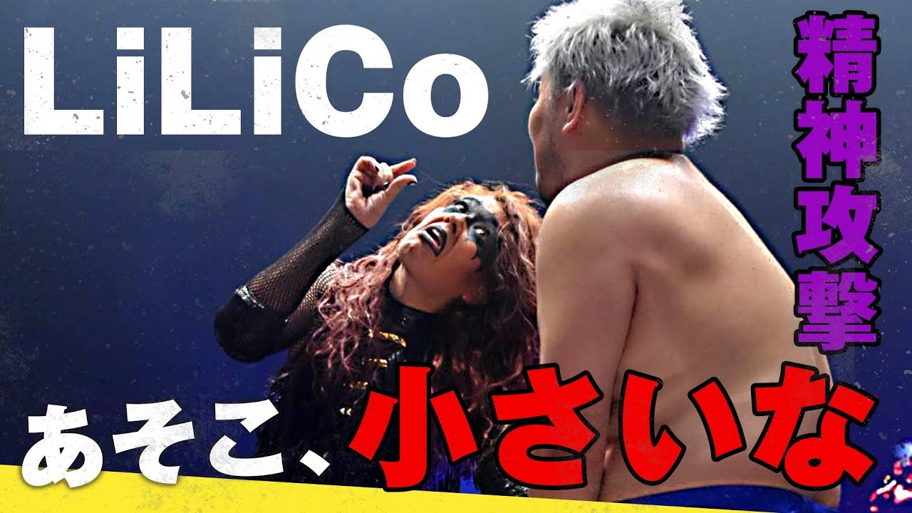 「あそこ、小さいな～！？」LiLiCoが罵倒！男vs女の壮絶タイトルマッチ＜王者＞LiLiCo vs 男色ディーノ＜挑戦者＞／2016.8.28 東京・両国国技館【3.20両国でDDT25周年大会】