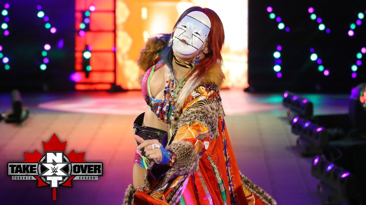 Asuka makes her entrance amid a sea of her followers: NXT TakeOver: Toronto: November 19, 2016