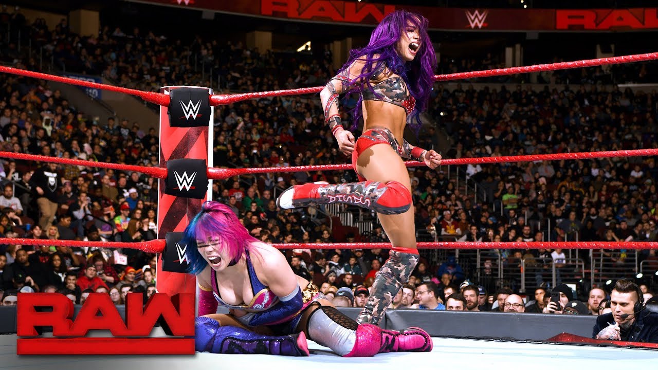 Asuka vs. Sasha Banks: Raw, Jan. 29, 2018