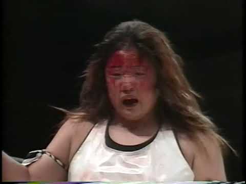 Tomoko Watanabe & Kumiko Maekawa vs  Mima Shimoda & Etsuko Mita (WWWA Tag Titles) 6/18/1997 - AJW