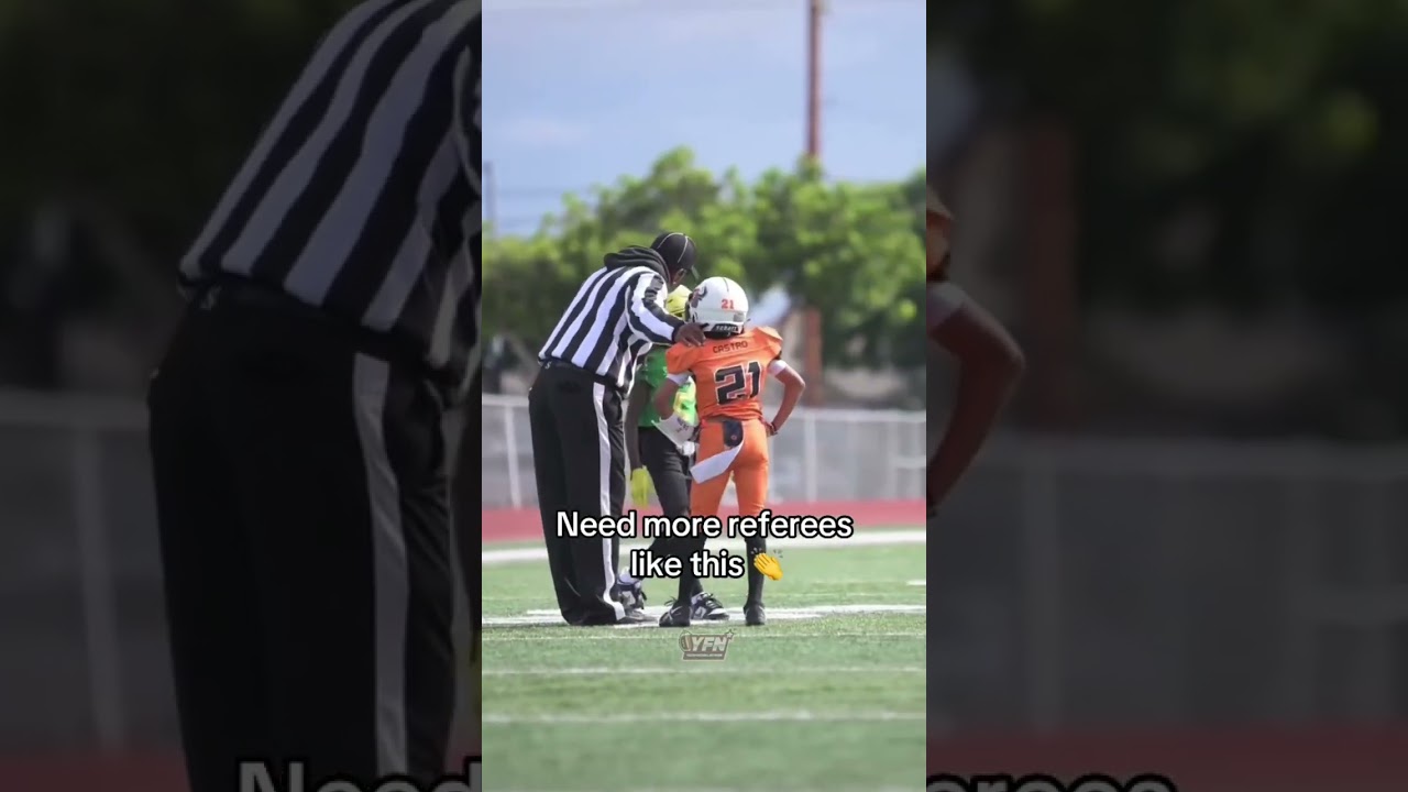 This referee reminds us what sports are all about 🤝 #shorts