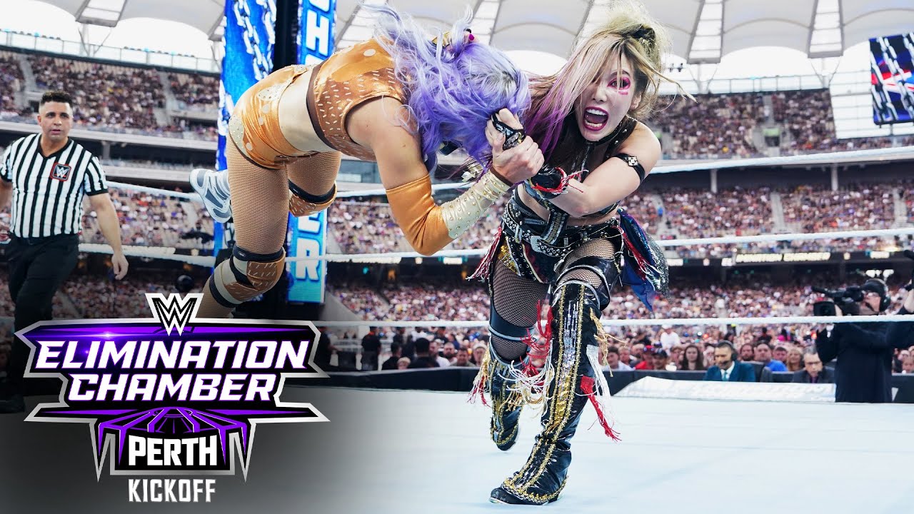 Kabuki Warriors vs. Candice LeRae & Indi Hartwell: WWE Elimination Chamber 2024 highlights