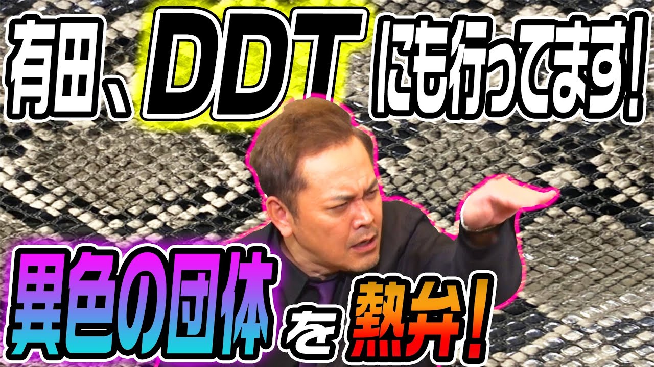 #26【DDT】“文化系プロレス”！有田がDDTのルーツと魅力を大熱弁！【蛇界転生!?】