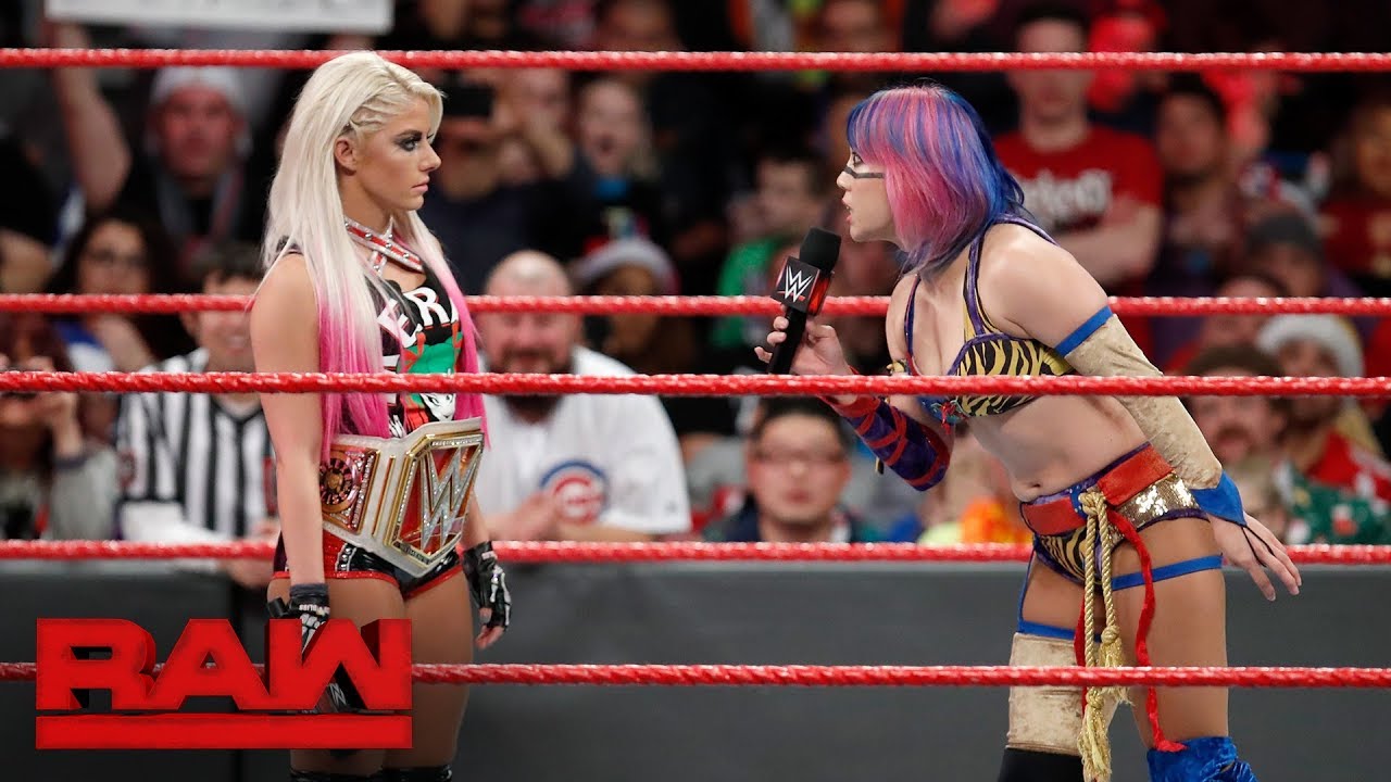 Asuka sets her sights on Alexa Bliss by entering the Royal Rumble Match: Raw, Dec. 25, 2017