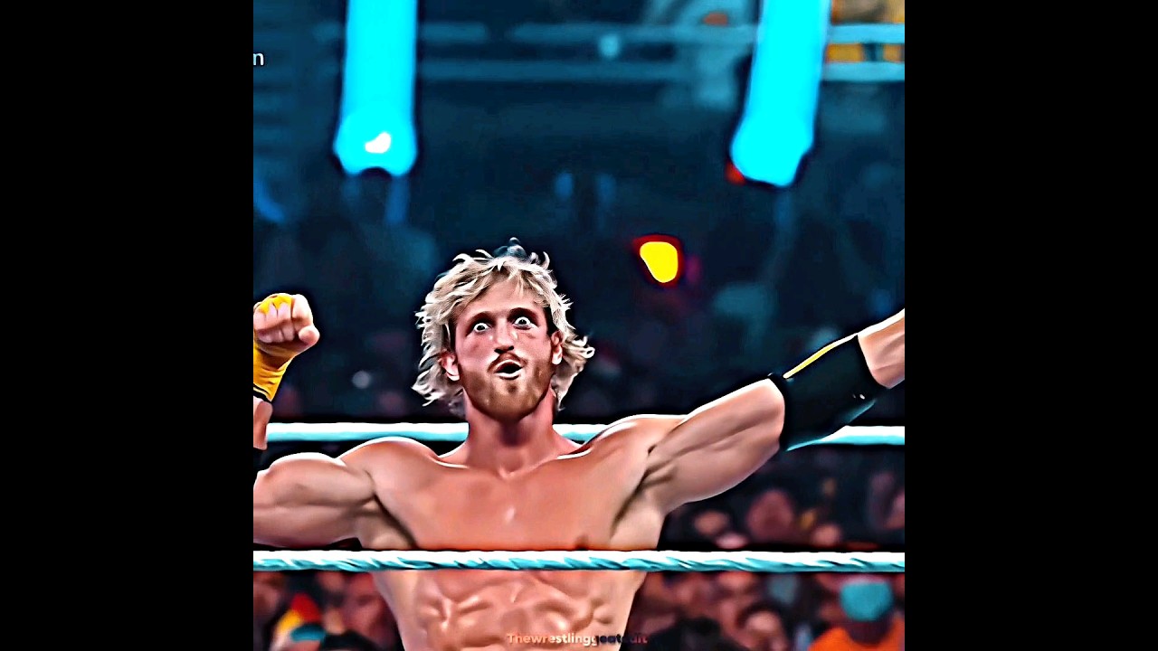 {LOGAN PAUL VS RICOCHET WWE SUMMER SLAM 2023} 💯 #wwe #wrestling #summerslam #shorts