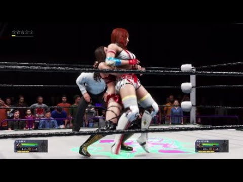 WWE2K20　Io Shirai VS Kairi Sane　紫雷イオ 対 カイリ・セイン　#2