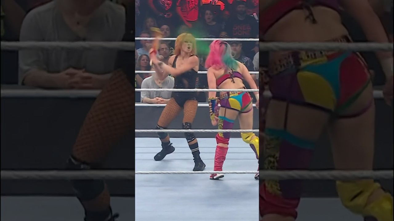 Asuka misted Becky Lynch for the win one year ago today!