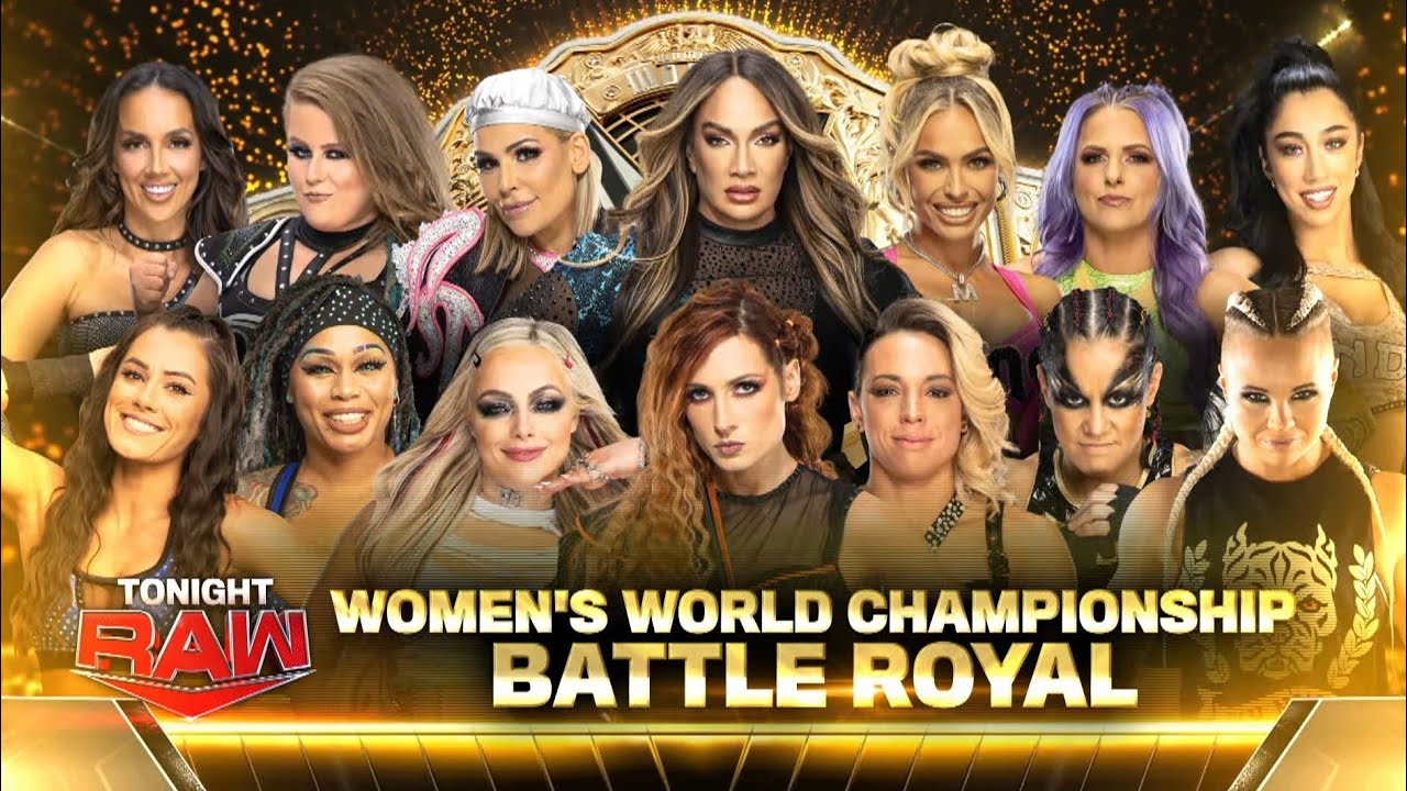 Batalla Real Femenina por el Campeonato Mundial Femenino de WWE - WWE Raw 22/04/2024 (En Español)