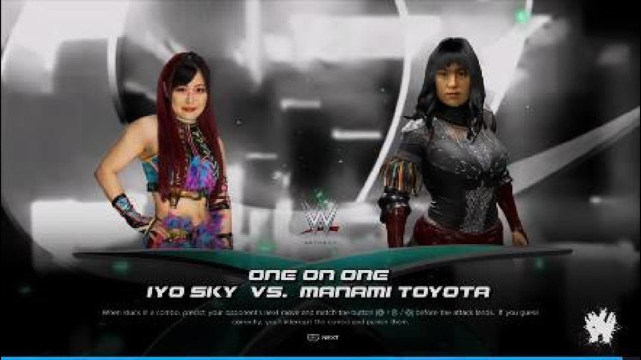 イヨ・スカイ  VS 豊田真奈美【WWE】IYO SKY  VS.  MANAMI TOYOTA【WWE2k24】