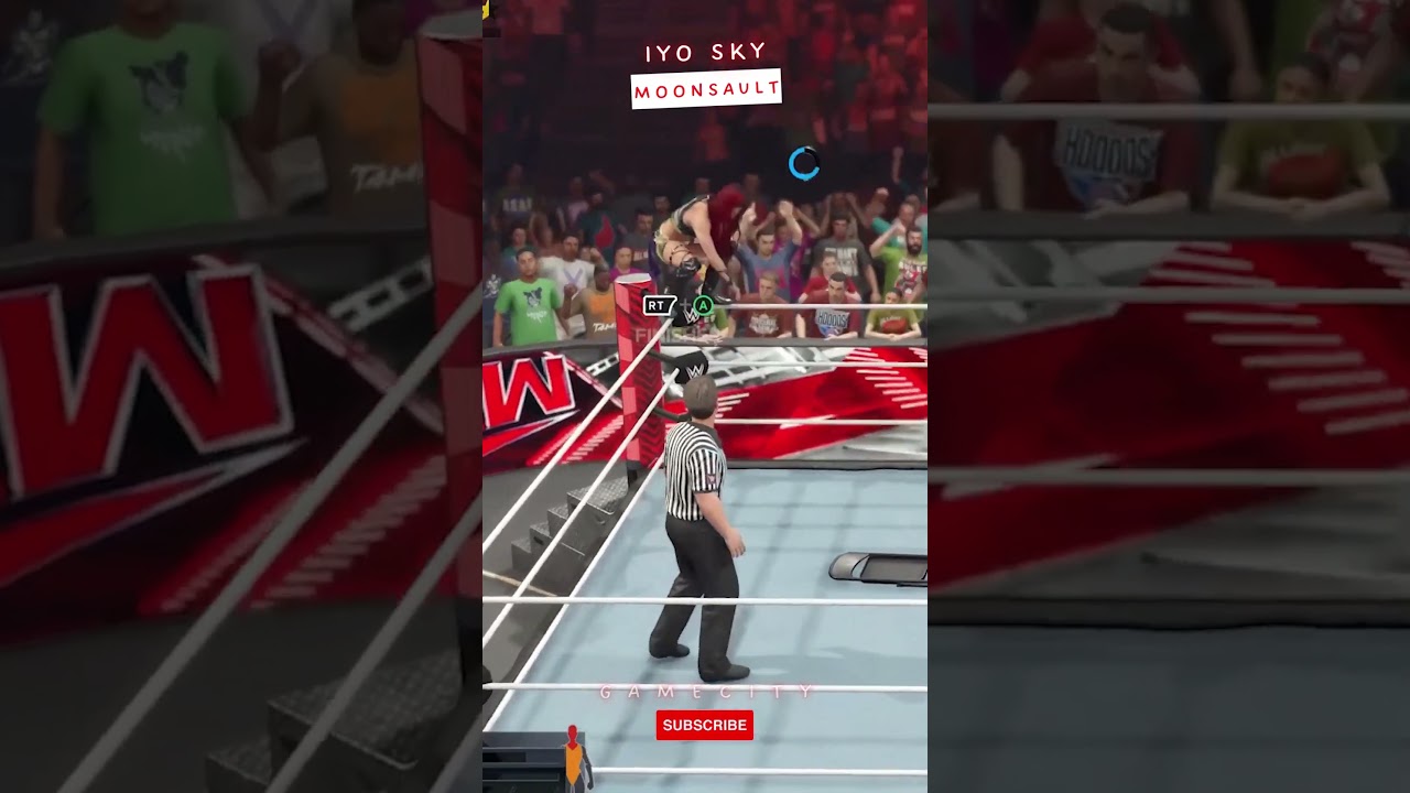 IYO SKY delivers Moonsault on Doudrop | #WWE2K23