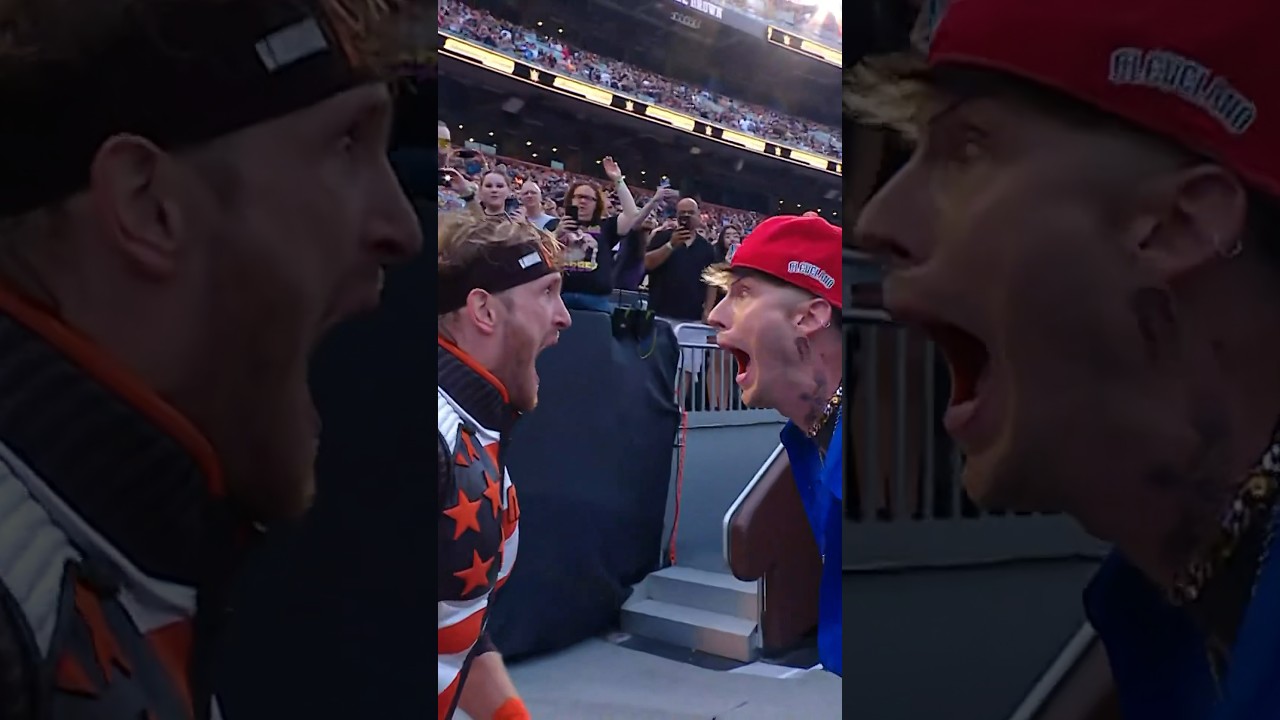 Logan Paul brings Machine Gun Kelly to #summerslam