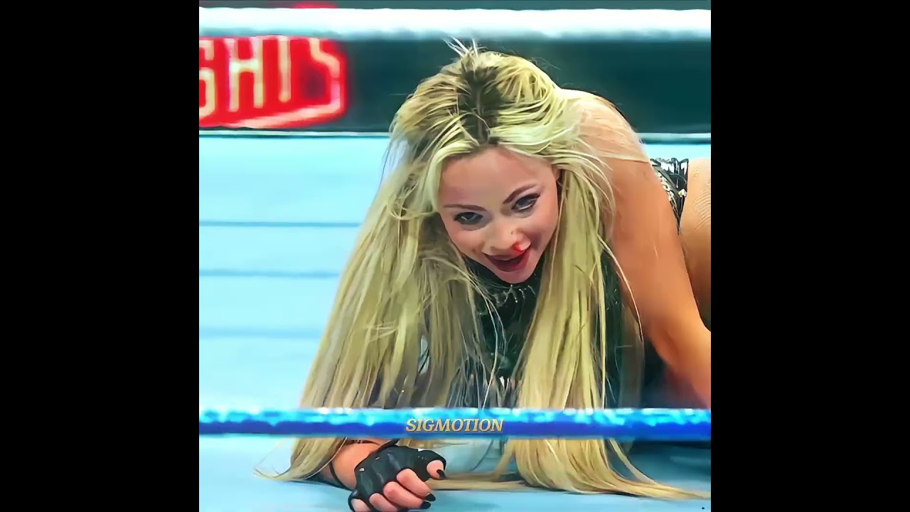 Iyo Sky almost broke Liv Morgan's nose 😬 #wwe #livmorgan #iyosky #wweshorts #wrestling #edit #raw