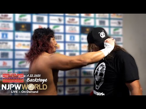 #njnbg 6th match Backstage (with Subtitles) 1/22/25 | Road to THE NEW BEGINNING 第6試合 Backstage