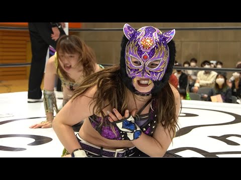 【スターダム】林下詩美＆上谷沙弥がスターライト・キッド＆渡辺桃と激突！『私達は色々な困難を乗り越えてきて、これからも上へ上へ目指したいと思います』-11.12山形大会-【STARDOM】