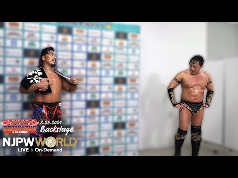 #njnbg 7th match Backstage 2/24/24｜THE NEW BEGINNING in SAPPORO 第7試合 Backstage