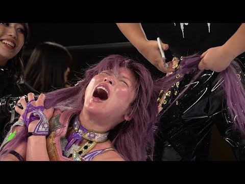 【スターダム】刀羅ナツコが中野たむの髪の毛を切る大暴挙！試合ハイライト アーティスト王座戦 舞華＆白川未奈＆ジーナ vs なつぽい＆安納サオリ＆中野たむ！-8.4静岡・浜松大会-【STARDOM】