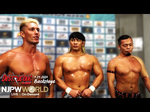 #njdest 4th MATCH Backstage (with Subtitles) 9/29/24｜DESTRUCTION in KOBE 第4試合 Backstage