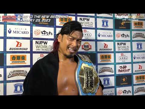 #njnbg 8th Match Backstage 1/25/23｜Road to THE NEW BEGINNING 第8試合 Backstage