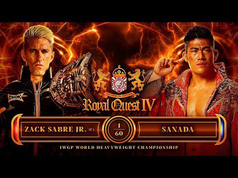 【新日本プロレス】ザック・セイバーJr. vs SANADA【IWGP世界ヘビー級選手権試合／2024.10.21 イギリス・ロンドン】