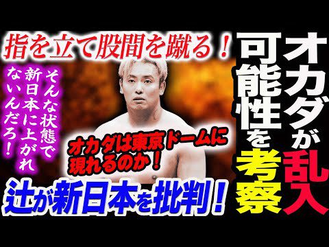 オカダ・カズチカ東京ドーム乱入の可能性を考察！指を立て股間を蹴る！そんな状態で新日本に上がれないんだろ！新日本プロレス njpw njwk19 njWD