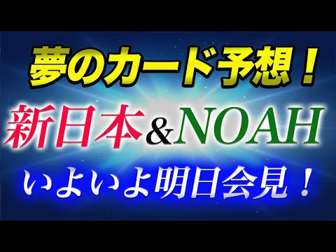 明日発表！【新日本プロレス＆NOAH】会見前に夢のカードを予想します！対抗戦！合同興行！オールスター戦！NJPWvsプロレスリング・ノア夢の対決を予想します！njpw noah_ghc