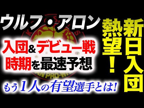 ウルフ・アロン新日本プロレス入団を熱望！入団＆デビュー日を最速予想！もう１人の有望選手の存在！新入団のオレッグ・ボルチンの育成がウルフに影響する理由！njpw