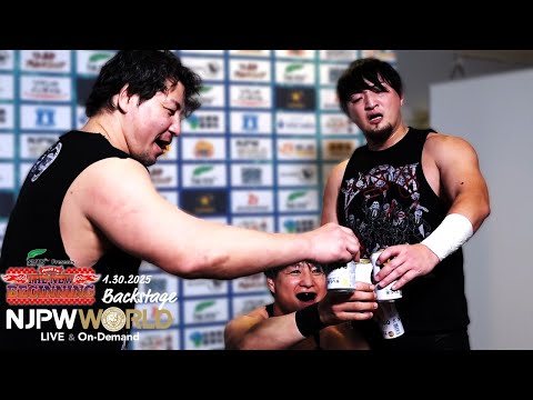 #njnbg 6th match Backstage (with Subtitles) 1/30/25 | Road to THE NEW BEGINNING 第6試合 Backstage