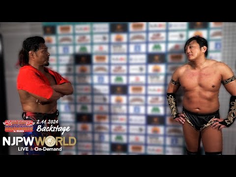 #njnbg 4th match Backstage 2/11/24｜THE NEW BEGINNING in OSAKA 第4試合 Backstage