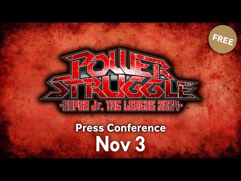 11月3日(日) POWER STRUGGLE ～SUPER Jr. TAG LEAGUE 2024～ 前日記者会見 | Nov 3rd #njpst Press Conference