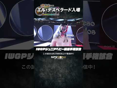 新日本プロレス『WRESTLE KINGDOM 19 in 東京ドーム』(1.4) エル・デスペラード入場 #shorts