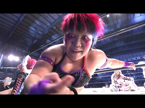 【スターダム】刀羅ナツコが復帰！鉄パイプで白川未奈を締め上げ反則負け！『林下詩美、見てんだろ！おまえもこうなるからな！』-タッグリーグ開幕戦 10.23立飛大会-【STARDOM】