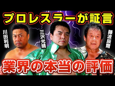 プロレスラーが暴露する本当の業界評価がヤバすぎた【三沢光晴】【川田利明】【藤波辰爾】