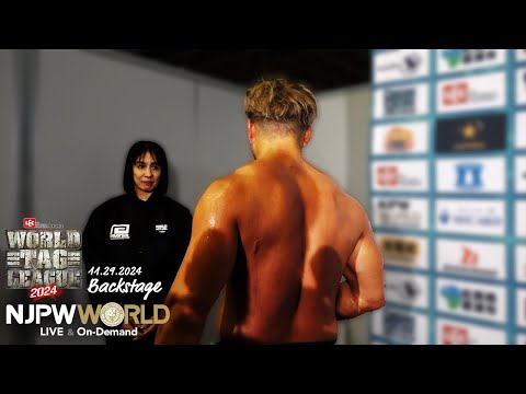 #njwtl 7th match Backstage (with Subtitles) 11/29/24｜WORLD TAG LEAGUE 2024 第7試合 Backstage